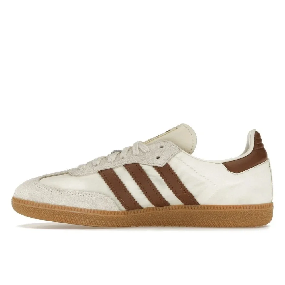 adidas Samba OG Cream White Preloved Brown Mens Size 9 Shoes ID1447 NEW - Picture 2 of 6